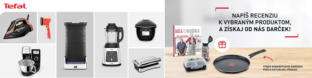 Darček za recenziu - vybrané výrobky Tefal